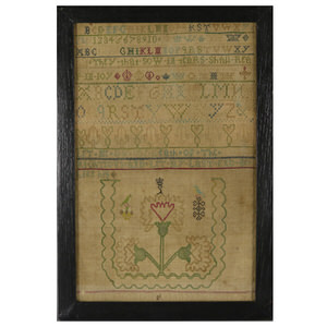 Antique Sampler, 1723, by Ann Newcome