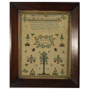 Antique Sampler, 1825, by Mary Walter