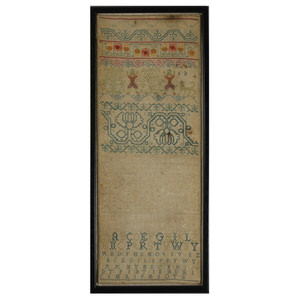 Antique Band Sampler, 1693, by Sarah Maydman