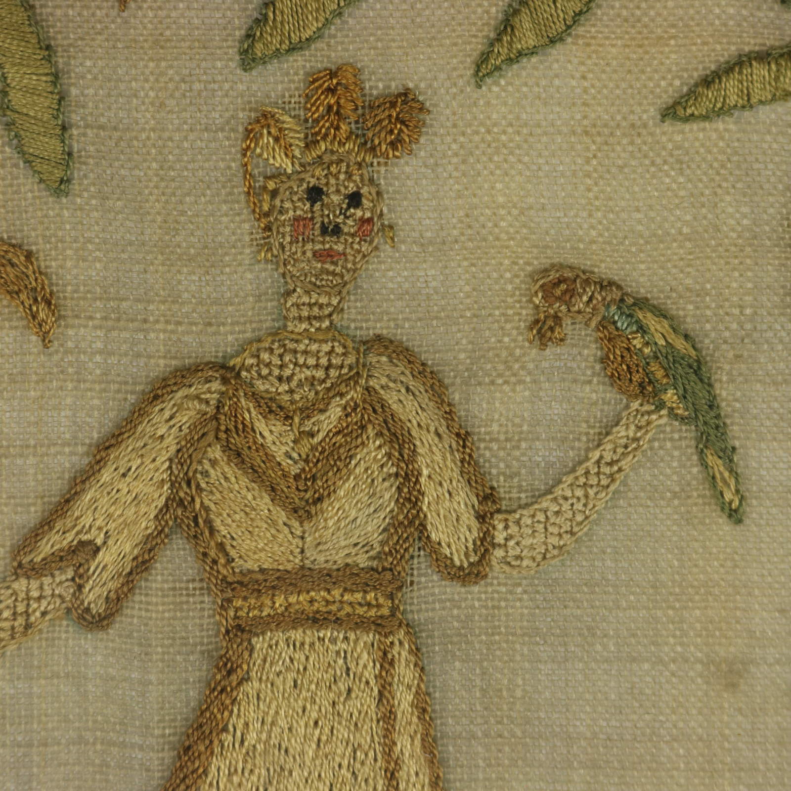 Antique Sampler, 1807, by Elizabeth Horn Aged 12 - ID#23307 Image 5