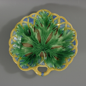 Wedgwood Majolica Leaf Platter