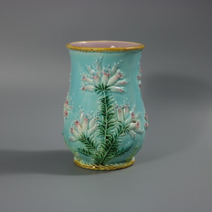 Rare George Jones Majolica Floral Vase
