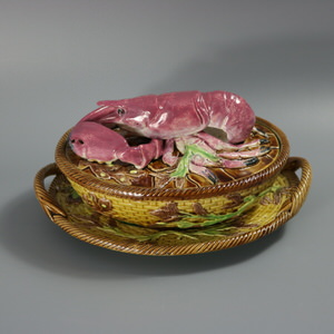 George Jones Majolica Lobster Dish