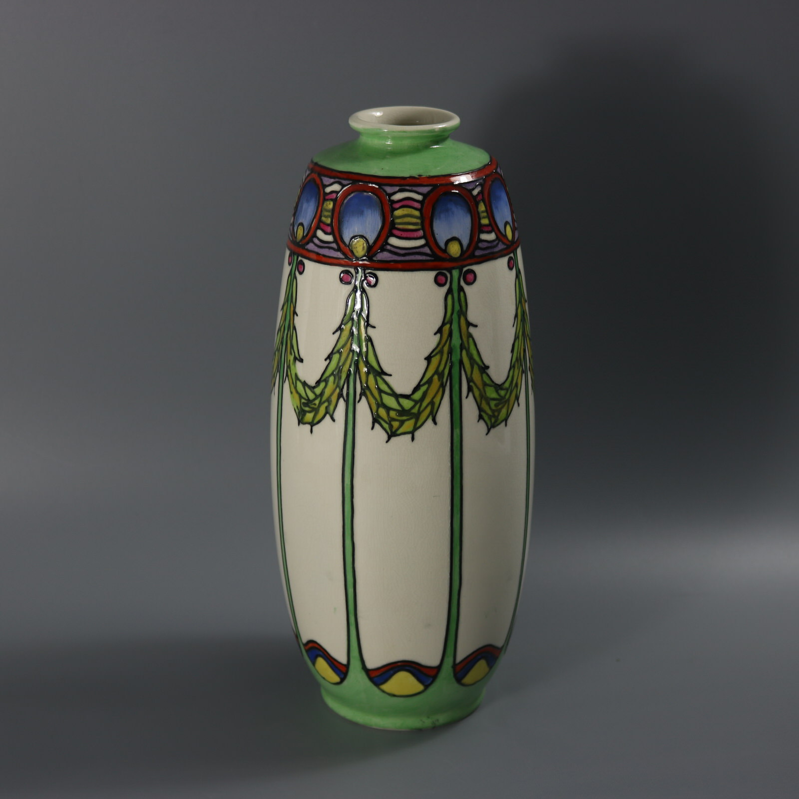 Minton Secessionist No.1 Vase Rare Colourway - ID#23133 Image 1