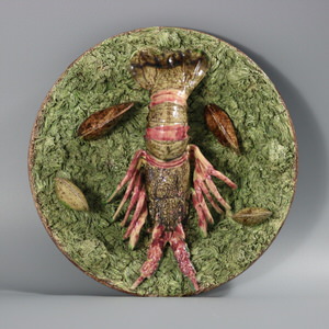 Mafra Palissy Majolica Lobster Plate