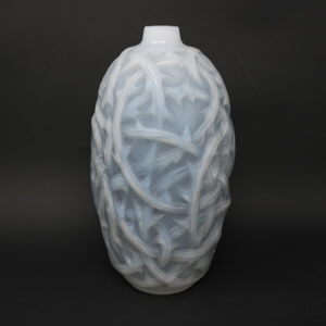 Rene Lalique Opalescent Glass 'Ronces' Vase