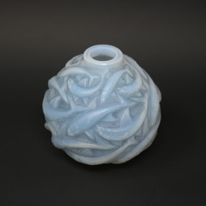 Rene Lalique Opalescent Glass Oleron Vase