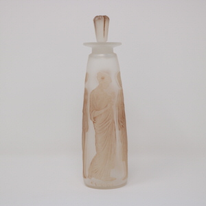 Rene Lalique Glass Ambre Antique Perfume Bottle
