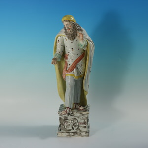 Ralph Wood Staffordshire Pearlware Figure of Saint Phillip