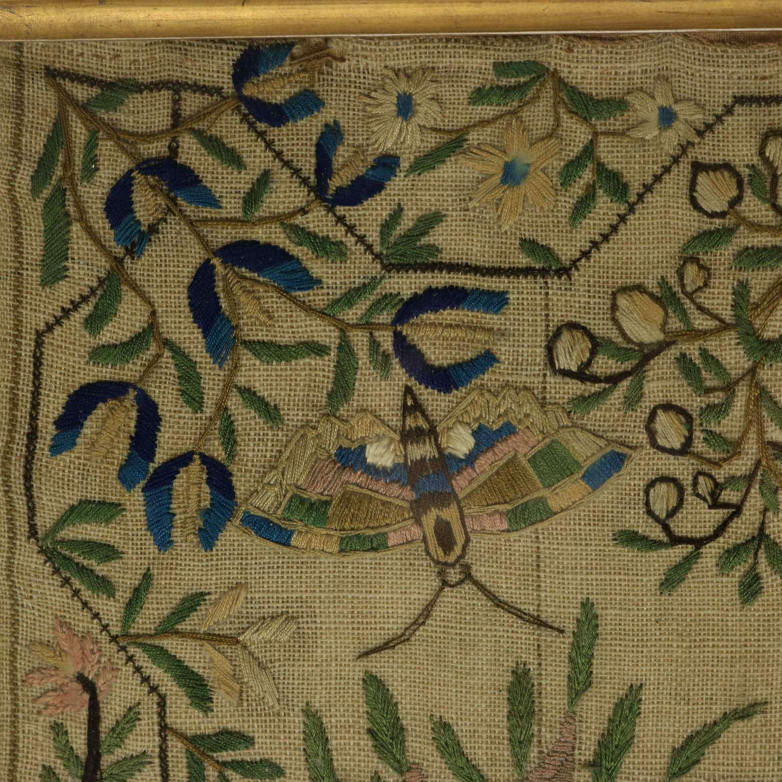 Antique Sampler, 1851, by Mary James - ID#23336 Image 4