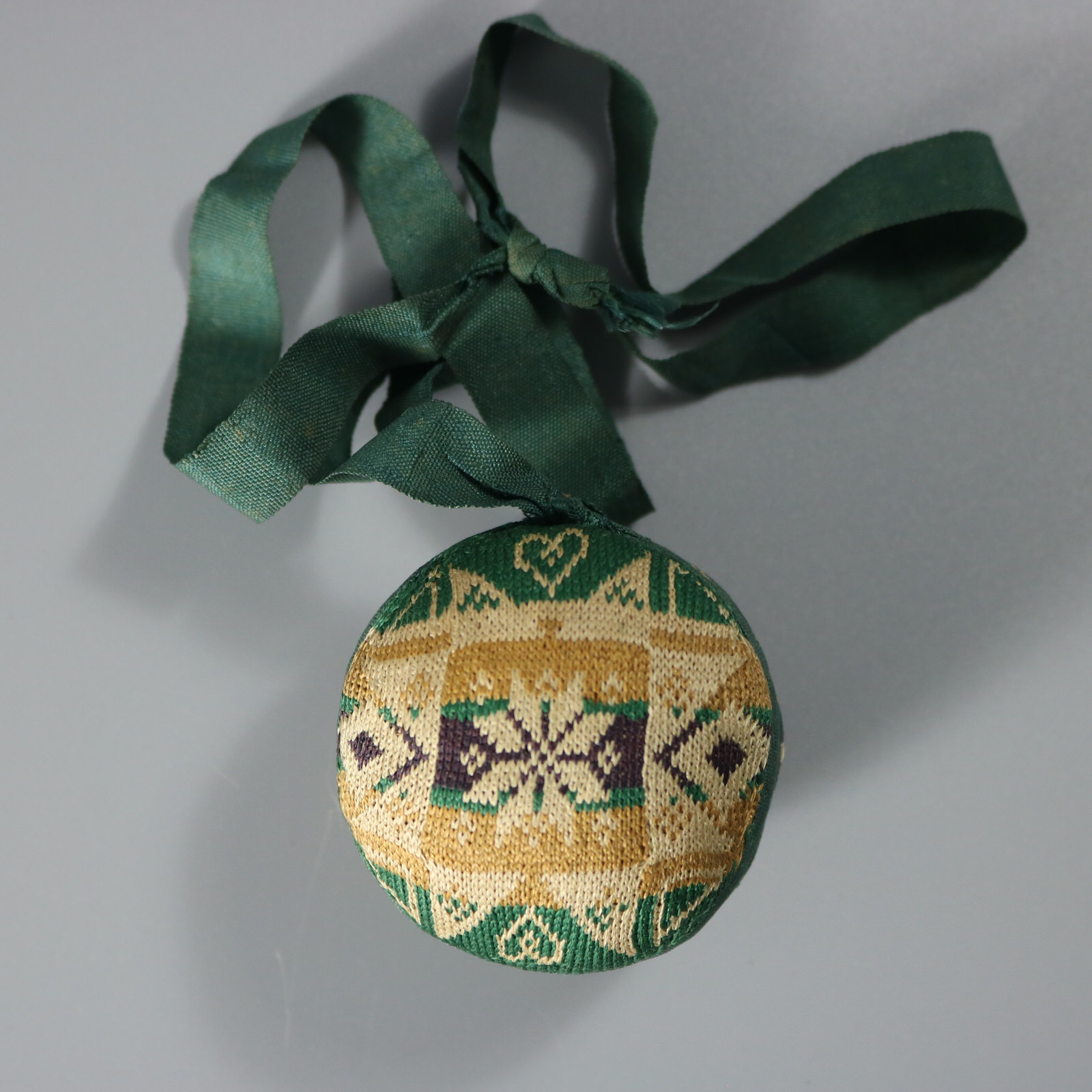 Antique Pin Cushion Ball Sampler, 1806, by Jane Oliver - ID#23346 Image 2