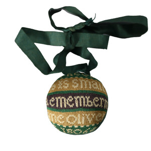 Antique Pin Cushion Ball Sampler, 1806, by Jane Oliver