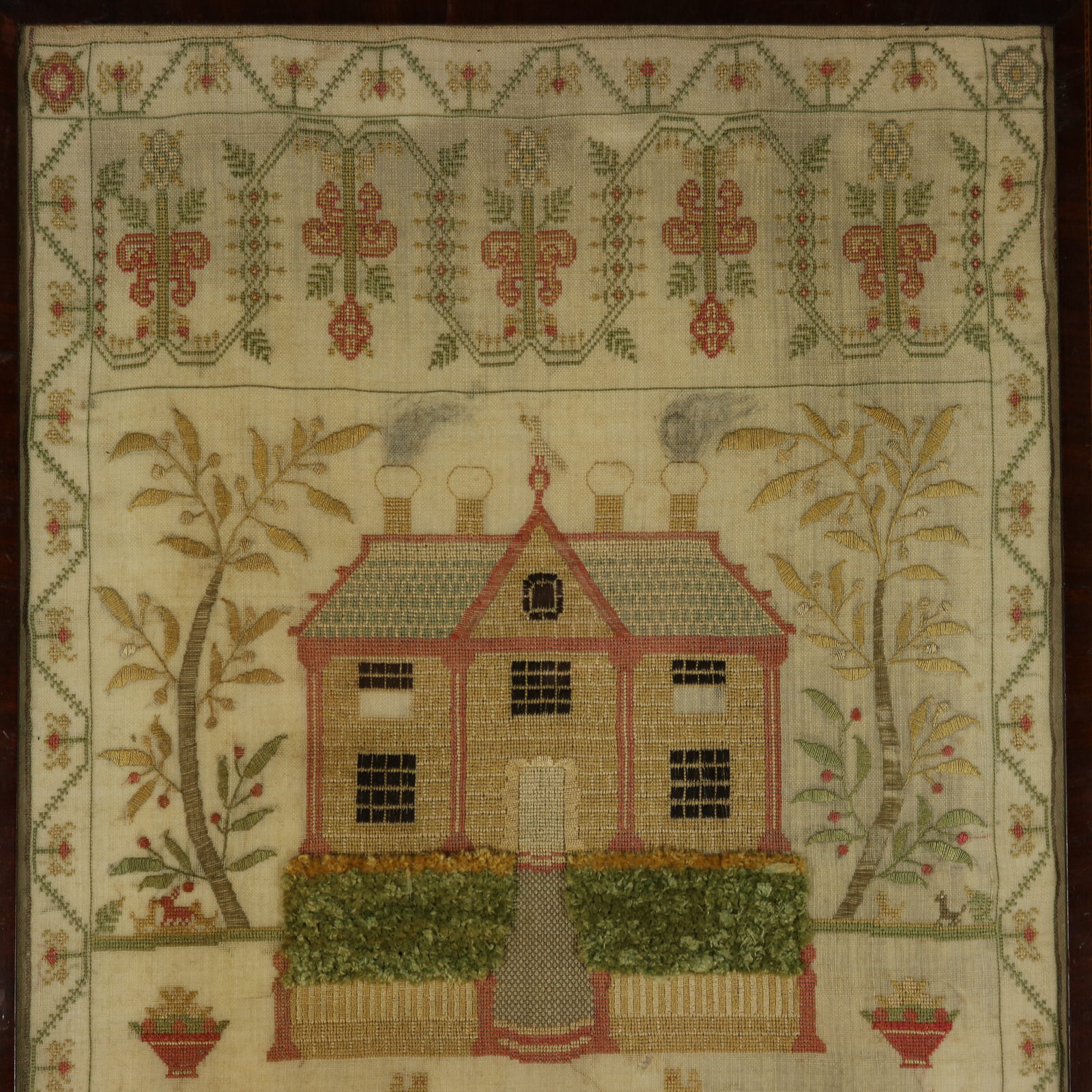Antique Scottish Sampler, 1805, by Eliza McKune - ID#23347 Image 2