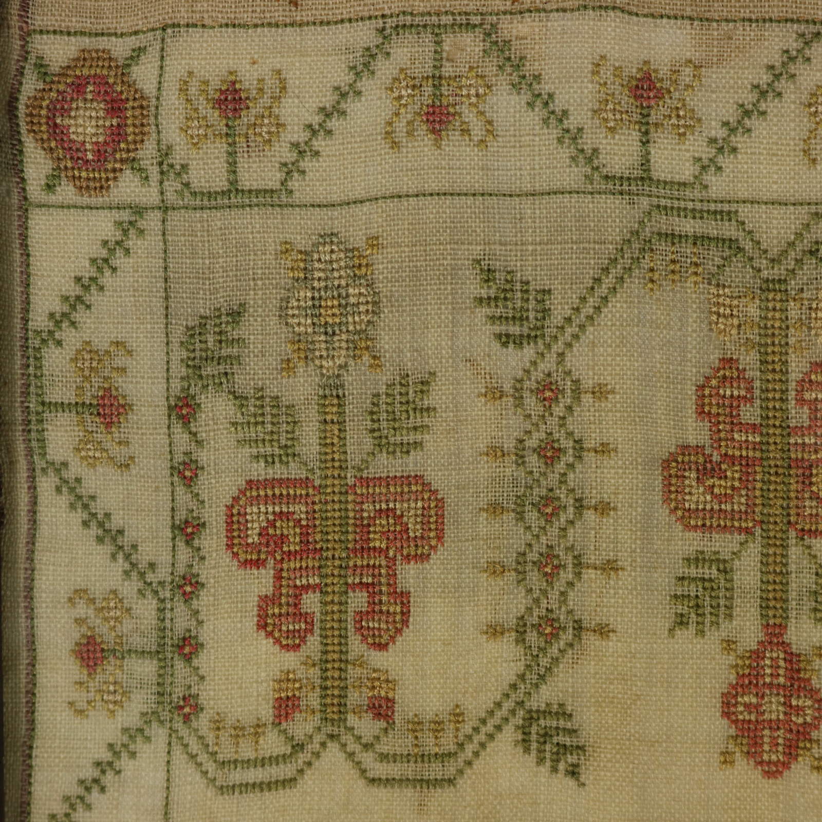 Antique Scottish Sampler, 1805, by Eliza McKune - ID#23347 Image 4