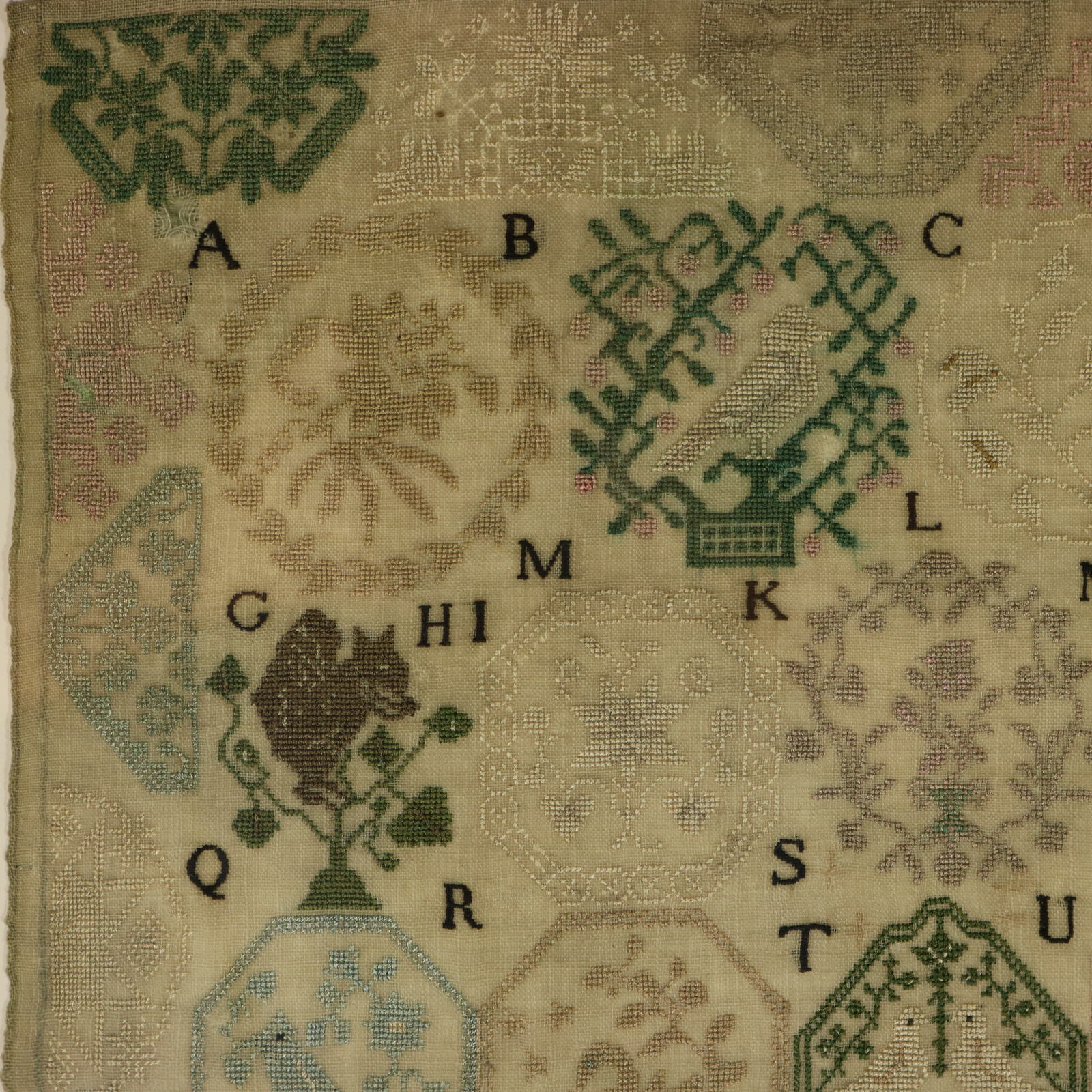 Antique Quaker Sampler, 1809, Mary Grigg, Banwell - ID#23375 Image 3