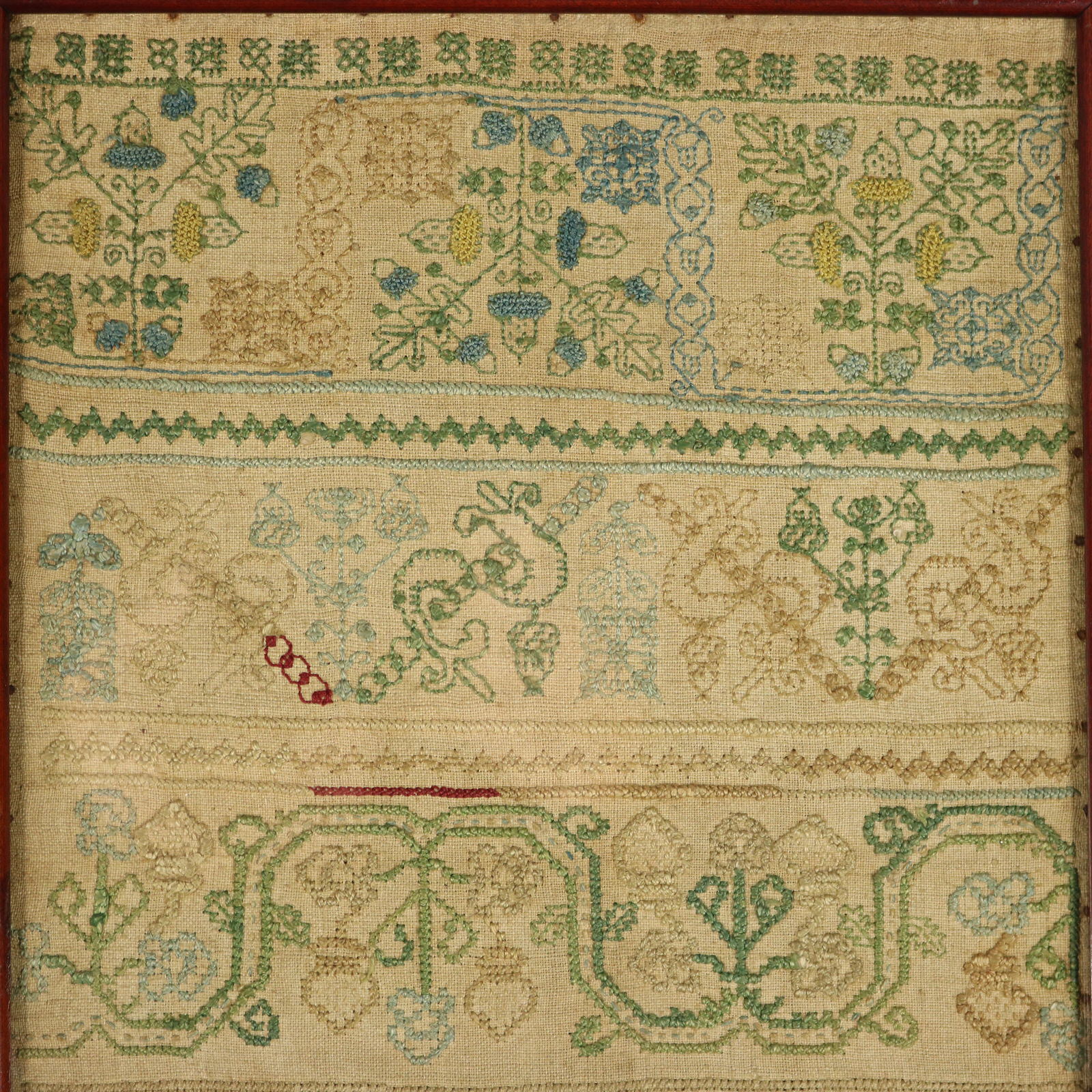 Antique Sampler, 1682, by ALS Bovil - ID#23387 Image 2