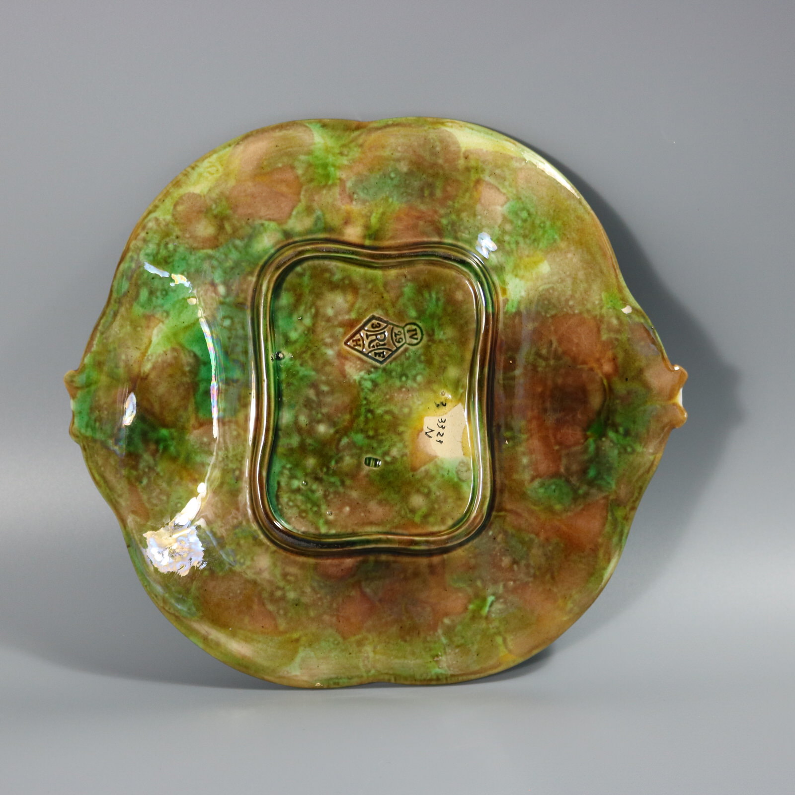 George Jones Majolica Strawberry Serving Dish - ID#23320 Image 5