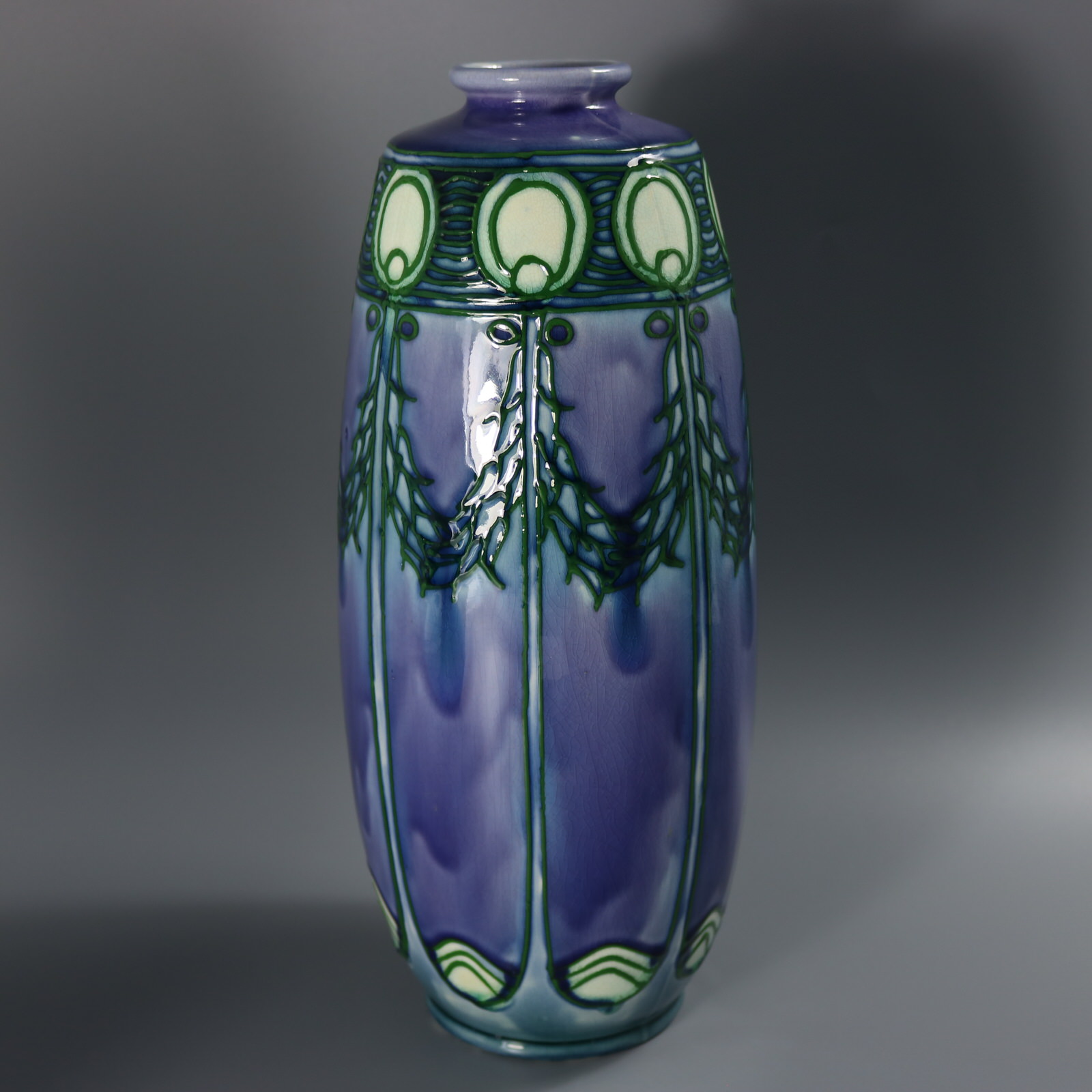 Pair of Minton Secessionist Purple No.1 Vases - ID#23100 Image 5