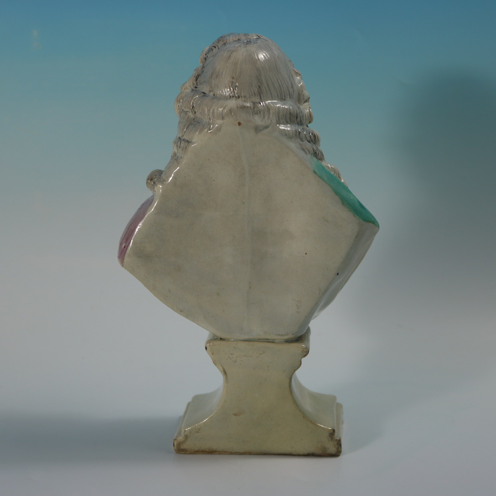 Staffordshire Pearlware Bust of the Composer Handel - ID#23332 Image 5