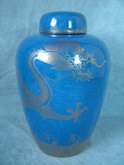 Wedgwood dragon lustre vase & cover