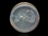 René Lalique Glass 'Chevalier D'Orsay' Powder box