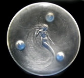 Large René Lalique Opalescent Glass 'Sirene' bowl