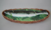 George Jones majolica fish tureen & cover