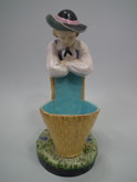 Minton Majolica male vintager flower holder