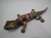 Majolica Palissy lizard figure