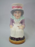 Sarreguemines Majolica 'Judy' Toby jug