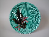 Schramberg Majolica lily of the valley plate
