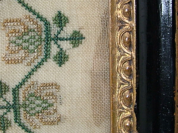 1844 Sampler by Ann Elizabeth Rutt