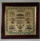 1829 Sampler by Cordelia Vennes