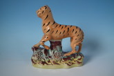 Staffordshire tiger figure