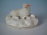Staffordshire sheep figure