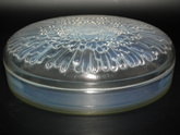René Lalique Opalescent Glass 'Tokio' Round Box
