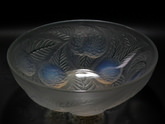 René Lalique Frosted & opalescent Glass 'Dahlias' bowl