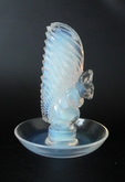 René Lalique Opalescent Glass 'Ecureuil' Round ashtray