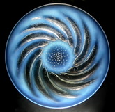 René Lalique Clear & Opalescent Glass 'Poissons' Bowl