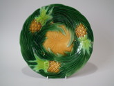 George Jones Majolica pineapple plate