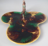 Wedgwood Majolica trefoil serving dish/tray