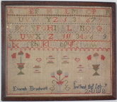 1818 Sampler by Dianah Brodwell