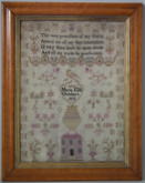 Antique Sampler, 1810 Sampler by Mary Elliss
