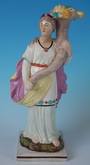 Staffordshire Pearlware 'Flora' figure