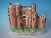 Staffordshire Beaumaris Castle spill vase