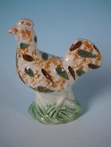 Staffordshire Prattware cockerel