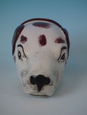 Staffordshire Hound head stirrup cup