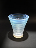 René Lalique Opalescent with blue staining Glass 'Cytise' Vase