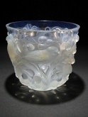 Rene Lalique Opalescent Glass 'Avallon' vase