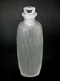 Rene Lalique Clear and frosted Glass 'Petites Feuilles' Perfume bottle